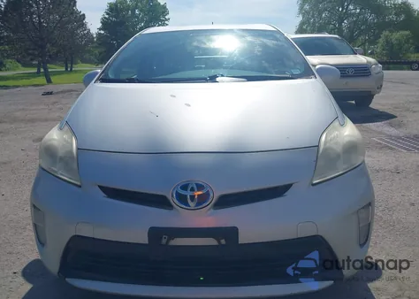 2012 Toyota Prius Three из США, поврежденный, VIN JTDKN3DU1C5489783
